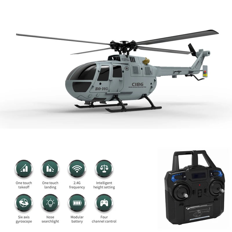 AeroBlade RC Helicopter™ – Ultra Stable 4CH Flight Control ⚡